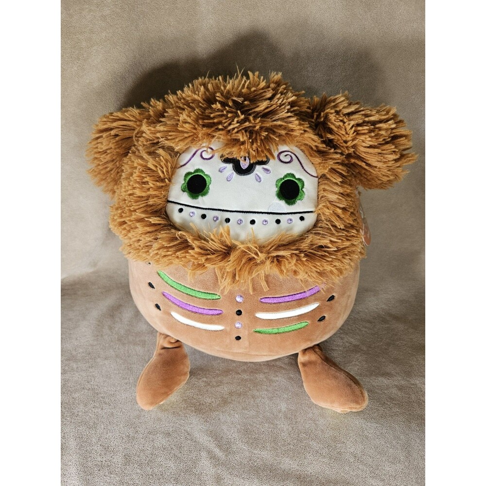 2022 Squishmallow 12" Day of the Dead Benny the Bigfoot Plush New with Tag